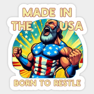 USA Wrestling Sticker